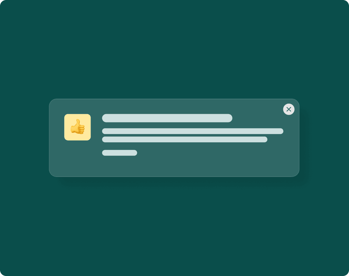 Action & Learning: Automated alerts & smart notifications